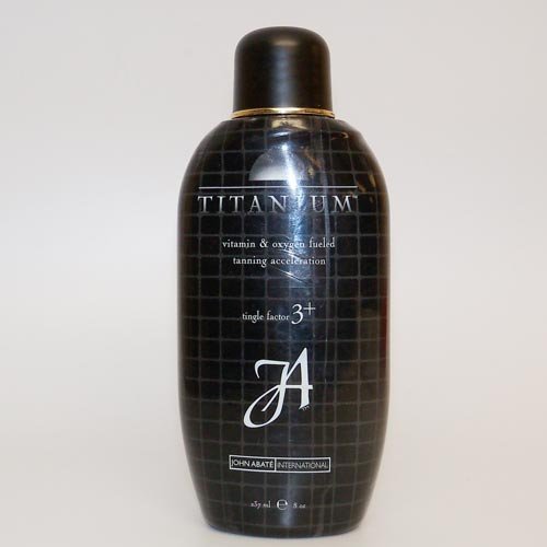 John Abate Titanium Vitamin & Oxygen Fueled Tanning Acceleration Lotion - 8 Oz.