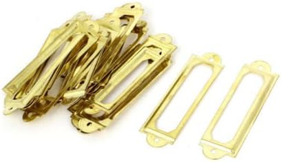 50pcs Card Holders Vintage Style Label Pull Will Go Well With Your Jewelry Box, Gift Cabinet, Cupboard, File Case, Apothecary.