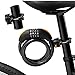 Via Velo Bike Lock Combination Cable Lock Combinationa Lock with 4-Feet Bike Cable Basic Self Coiling Resettable Combination with Complimentary Mounting Bracket, 4 Feet x 1/2 inch(12mm) Cable.