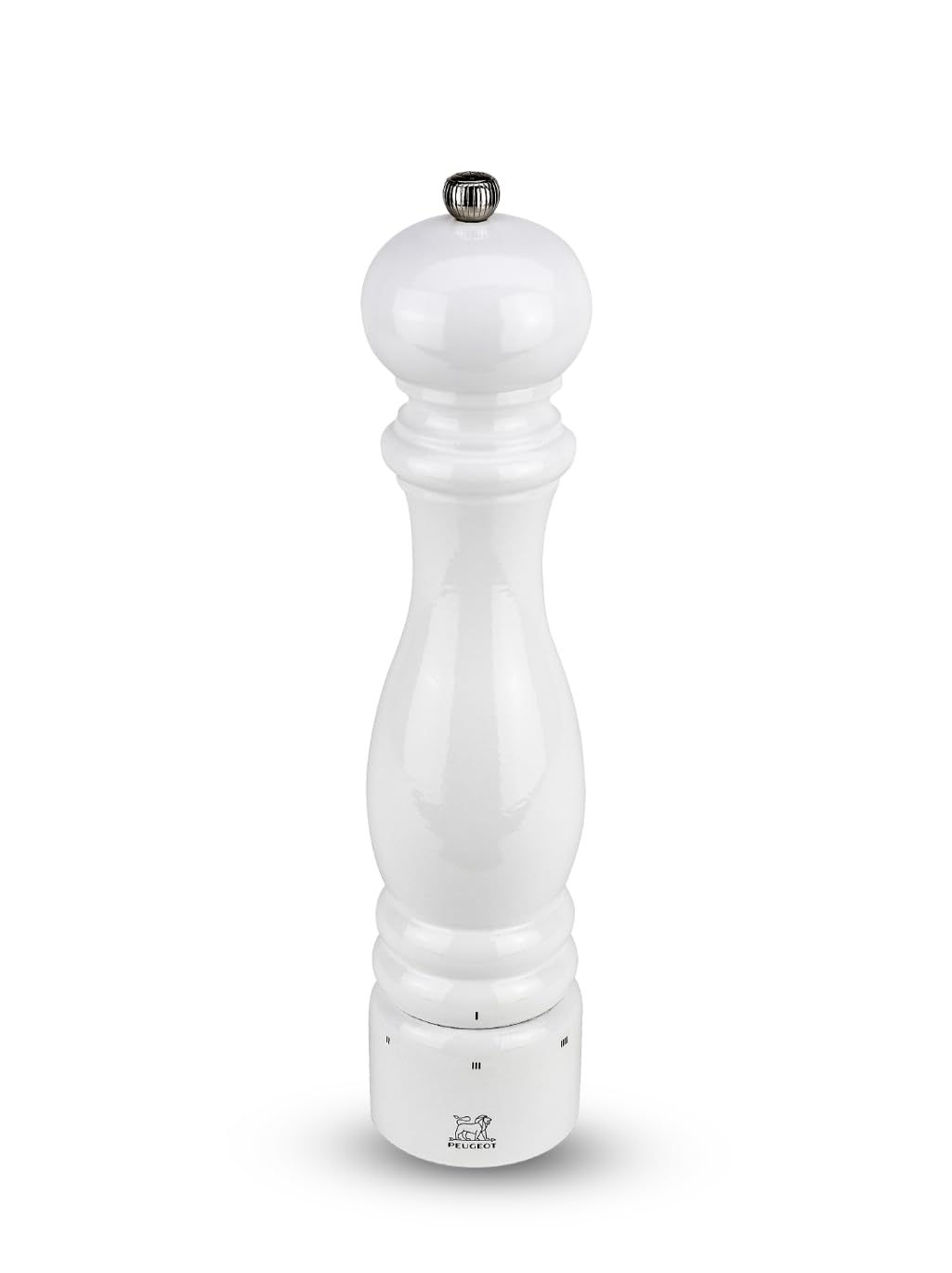 Photo 1 of *missing items/ top cap*Peugeot PM Paris U'Select Pepper Mill, 12-Inch, White Lacquer