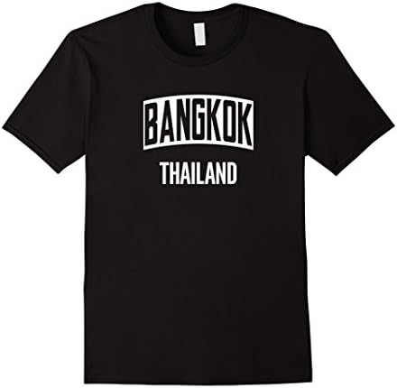 Men's Bangkok Thailand City Vacation Souvenir T-Shirt Small Black