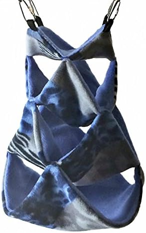 High Rise 4 tier Fleece Hammock for Sugar Gliders, Rats, Hamsters