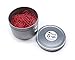 Butler in the Home Tulip Flower Shaped Paper Clips Great for Paper Clip Collectors or Office Gift - Comes in Round Tin with Lid and Gift Box (100 Count Red)