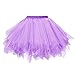 Topdress Women's 1950s Vintage Tutu Petticoat Ballet Bubble Skirt (26 Colors) Lavender M