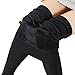 MoYoTo Women's High Waisted Fleece Lined Leggings Thick Warm Tights -Many Colors (Black)