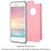 AILUN Phone Case for iPhone 6s iPhone 6 Soft Interior Silicone Bumper Hard Shell Solid PC Back Shock-Absorption Skid-Proof Anti-Scratch Hybrid Dual Layer Slim Cover Pink