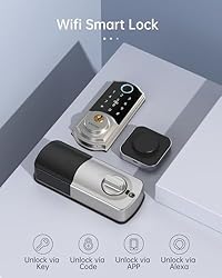 WiFi Door Locks for Front Door : SMONET Remote