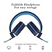 Elecder i37 Kids Headphones for Children, Girls, Boys, Teens, Adults, Foldable Adjustable On Ear Headsets with 3.5mm Jack for iPad Cellphones Computer MP3/4 Kindle Airplane School(Blue/Light Blue)thumb 3