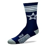 NFL 4 Stripe Deuce Socks All 32 Teams - Men's Large (fits 10-13)