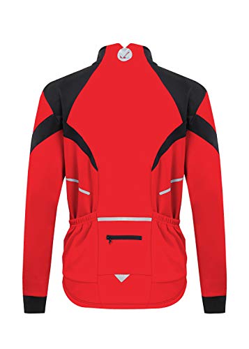 image for Maks Men's Thermal Cycling Jersey Long Sleeve Snow Water Reflective Wi