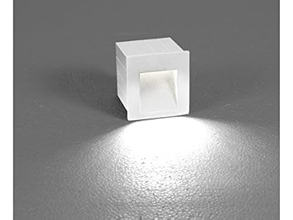 STEP LED WHITE IP44 Wandstrahler Treppenbeleuchtung Wandeinbauleuchte Außenlampe