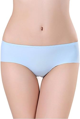 Women's Invisible Panties /Silky Smooth Fabrics/Superelastic (Sky blue-XXL)