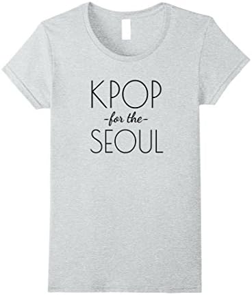 Women's Kpop For The Seoul Tshirt Medium Heather Grey