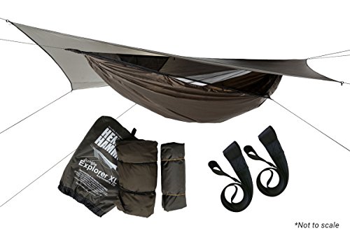 Hennessy Hammock - Jungle Explorer Zip - Lightweight Camping and Survival Shelter for Hikers - Thumbnail 7