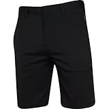 adidas Golf Men's Climalite 3-Stripes Shorts, Black/Vista Grey S, 33