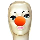 Magic By Gosh Orange Foam Clown Nose (2