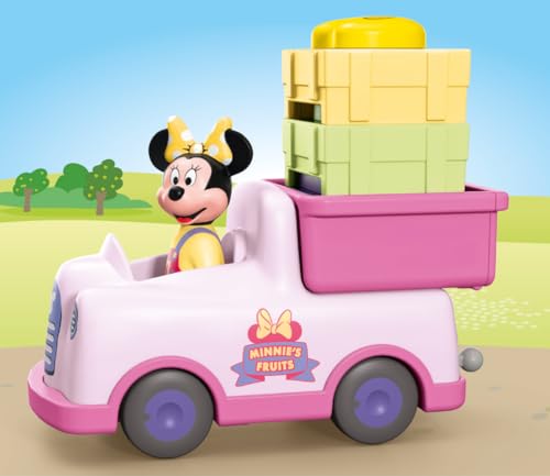 Junior 71770 Minnie con Carrito de Frutas, Disney, 8 Pieces, Desde 12 Meses