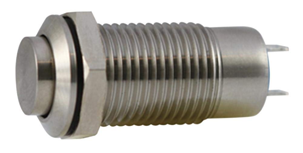 PRO ELEC PELR0253 Stainless Steel Push Button Switch, 1NO Latching, 36V DC, 1A,