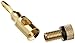 Amazon Basics 24k Gold Connector Banana Plugs, 24 Pack (12 Red, 12 Black)