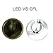 Silverlite [Plug&Play] 7w LED PL Bulb GX23-2 Pin Base,18w CFL Equivalent,700LM,Soft White(2700k),Driven by 120-277V and CFL Ballast,Horizontal Recessed,180° Rotatable,UL Listed