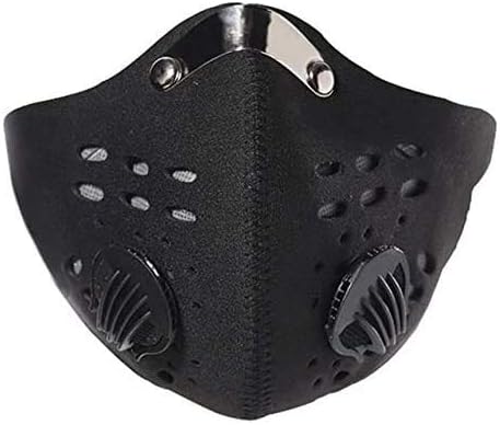 YCGSHOP Sport Windproof Face Mask Half Unisex Face Mask with Breathing Valve Anti Dust Pollution Pollen Allergy Face Cover Dustproof for Bicycle, Cycling, Motorcycling
