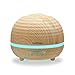 Essential Oil Diffuser, Swiftrans 500ml Aroma Wood Grain Ultrasonic Cool Mist Humidifier with 7 LED Color lights, 4 Timer Settings, Adjustable Mist Mode and Waterless Auto Shut-off for Office & Home