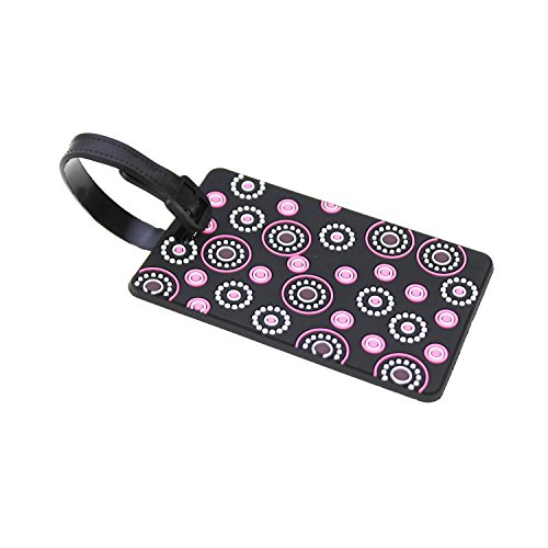 12 Pieces Luggage Tags Assorted Travel Suitcase Labels Business ID Card Holder