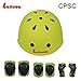 LANOVAGEAR Toddler Helmet Kids Knee Pads for 2-3-5 5-8 8-14 Years Toddler Youth Bike Skateboard Helmet Knee Elbow Wrist Pads for Roller Bicycle Bike Skateboard and Other Sports Activities