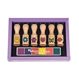 Office Product Melissa & Doug LCI2407BN Happy Handle Stamp Set, MultiPk 2 Each Book