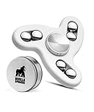 Gorilla Spinners - Upgraded High Speed Fidget Spinner Toy in Premium Metal Gift Box (white)