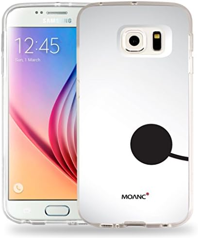 Galaxy S6 Art Skin Jelly Transparent Clear Case Moanc Art Skin Case for Samsung Galaxy S6 (BayMax)