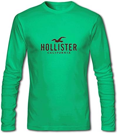 Hollister California for Men Printed Long Sleeve Cotton T-shirt
