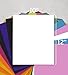 Makerfun Heat Transfer Vinyl, Permanent Adhesive Backed Vinyl Sheets Assorted Colors - 26 Pack of 12 x 10