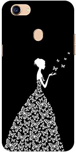 Pattern Creations pcbOF5-1342 Woman Pattern Printed Back Cover for Oppo F5 (Black)