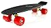 Wasatch Imports Boss Board Complete Vintage Skateboard Color: Revolution (Black Deck with Red Wheels)