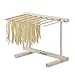 VonShef Pasta Drying Rack - Collapsible Wooden Spaghetti, Noodle and Fresh Pasta Drying Stand - Natural Beechwood