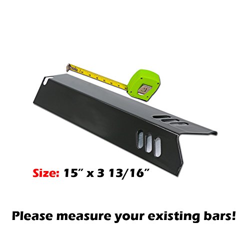 5X Porcelain Steel Grill Heat Shield Plate for Backyard, Dynaglo 15" x