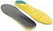 Orthotic Plantar Fasciitis Memory Foam Comfort Elevator Shoe Insole 1/2 Inch Height Increase (Yellow) Excellent Shock Absorption and Cushioning Best Insoles for Men n Women for Everyday Use -Large