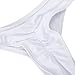 FOCUSSEXY Women's Hot Summer Brazilian Beachwear Bikini Bottom Thong Swimwear White S