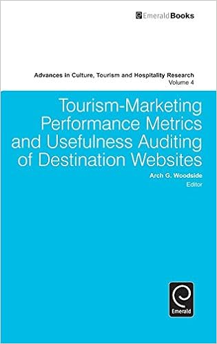 Tourism Marketing Performance Metrics And Usefulness Auditing Of Destination Websites Advances In Culture Tourism And Hospitality Research Arch G Woodside Arch G Woodside 9781849509008 Amazon Com Books