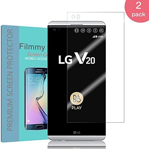 LG V20 Screen Protector,[2-Pack][Full Coverage], Filmmy Soft Tough Tpu Ultra HD Screen Protector Film for LG V20
