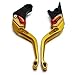 Brake Clutch Levers Fits GROM MSX125 2014-2018 CBR500R 2013-2018 CBR250R 2011-2013 CBR300R 2014-2017 Gold