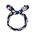 3Pcs Cotton Newborn Baby Girls Tops + Flower Pants + Headband Clothes Outfits Set (White#2, 0-6 Months)