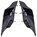 Harley Side Covers Motorcycle Side Covers Stretched Side Panels Fit for 2009-2013 Harley Touring - Vivid Black, ABS Plasitc Skirts, 6 Studs