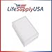 LifeSupplyUSA True HEPA Filter Replacement Compatible with Blueair All 500/600 Series Purifiers 501, 503, 505, 510, 550E, 555EB, 601, 603, 605, 650E Air Purifier (3-Pack)