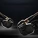 KZ ATE KZ-ATE Dynamic Balanced Armature IEMS In Ear HIFI Monitors DJ Studio Stereo Music Earphones Headphone Earbuds For Mobile Phone iPhone Samsung MP3 MP4 Music Player (Black)
