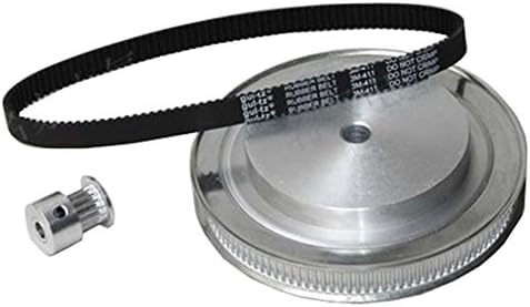 EverVictory 3M Timing Pulley Belt Set Kit Reducer Ratio 8:1 CNC Engraver Accessory 3M-411 (8:1)