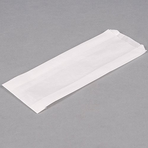 Great Credentials White Paper Hot Dog Bags 3 1/2" x 1 1/2" x 9" (Pack of 100) - Thumbnail 3