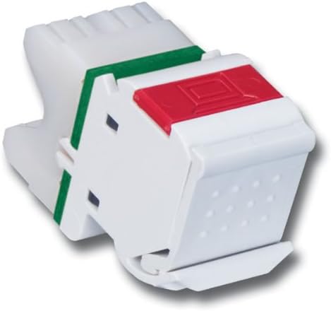 MX6-02 - Siemon MAX6 Category 6 Angled Jack, White, Pack of 2