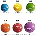 A2ZCARE Toning Ball - Weighted Toning Exercise Ball - Soft Weighted Medicine Ball for Pilates, Yoga, Physical Therapy and Fitness - Purple (8lbs)